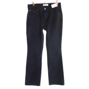 NWT Abercrombie & Fitch The Boot Low Rise Black Denim Jeans Size 27 4L